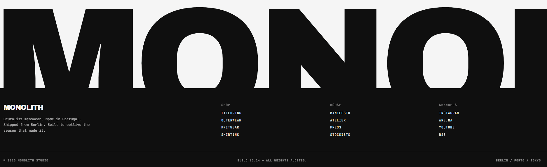 MONOLITH project gallery 8